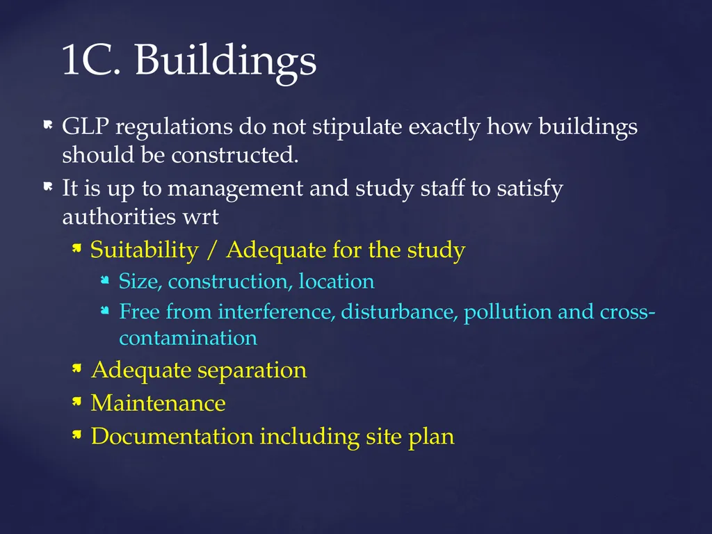 Good Laboratory Practices Practices and Guidelines - slide 19 of 77