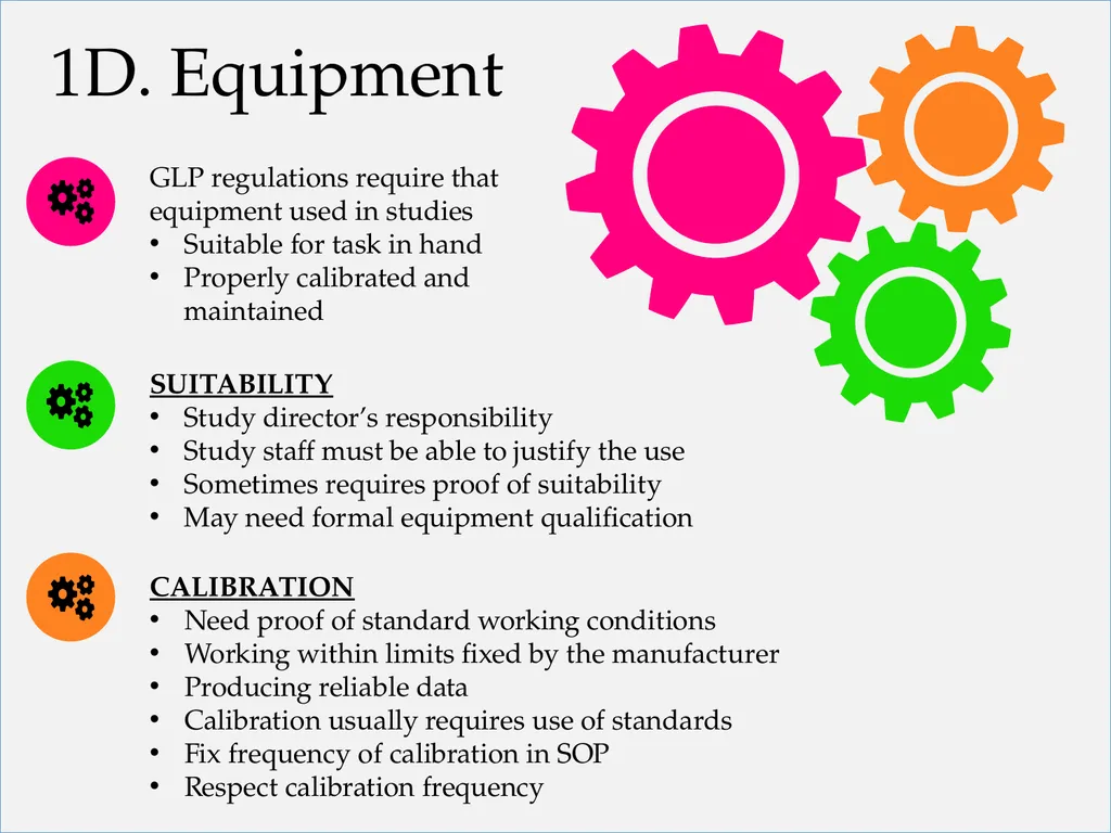 Good Laboratory Practices Practices and Guidelines - slide 21 of 77