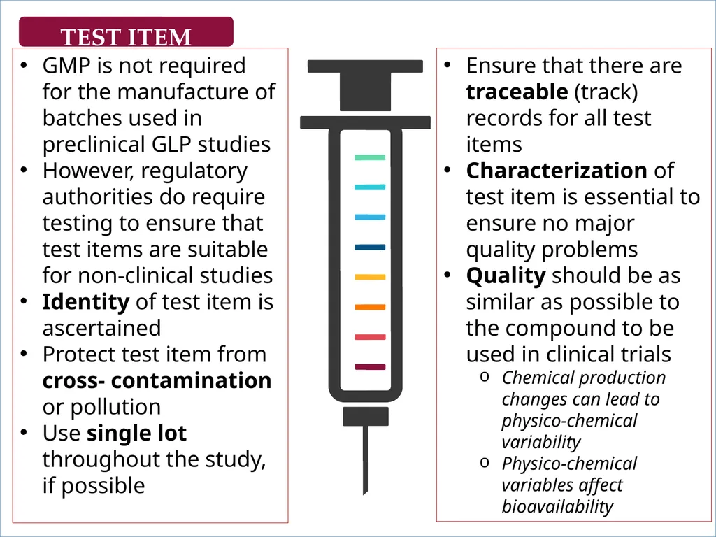 Good Laboratory Practices Practices and Guidelines - slide 26 of 77