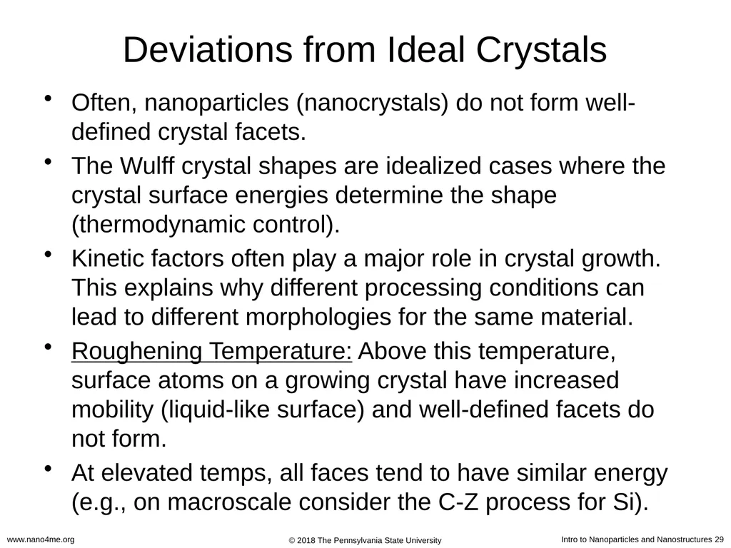 Introduction to Nanoparticles and Nanostructures - slide 29 of 54