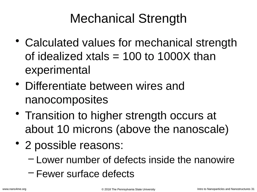 Introduction to Nanoparticles and Nanostructures - slide 31 of 54