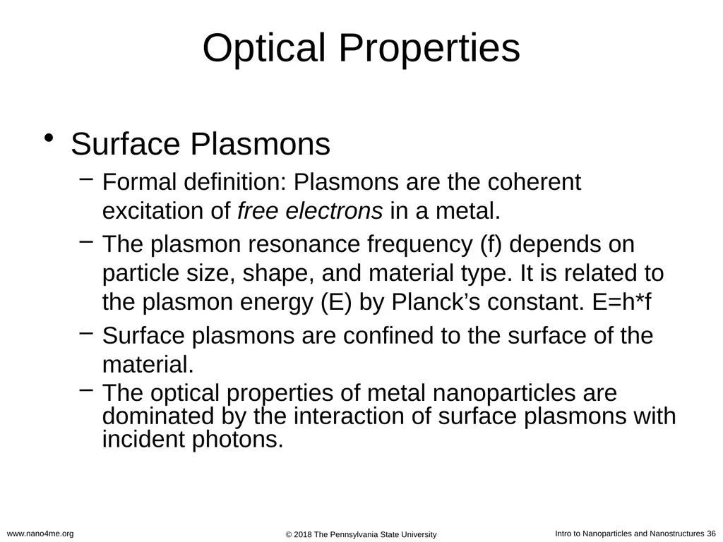 Introduction to Nanoparticles and Nanostructures - slide 36 of 54
