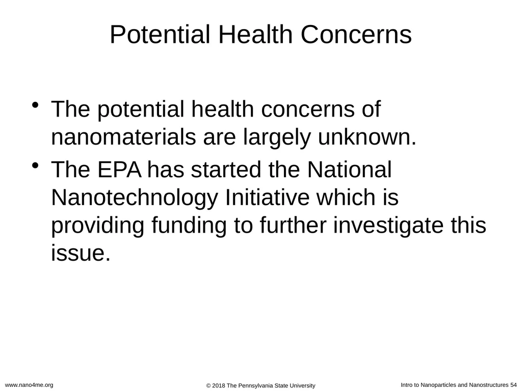 Introduction to Nanoparticles and Nanostructures - slide 54 of 54