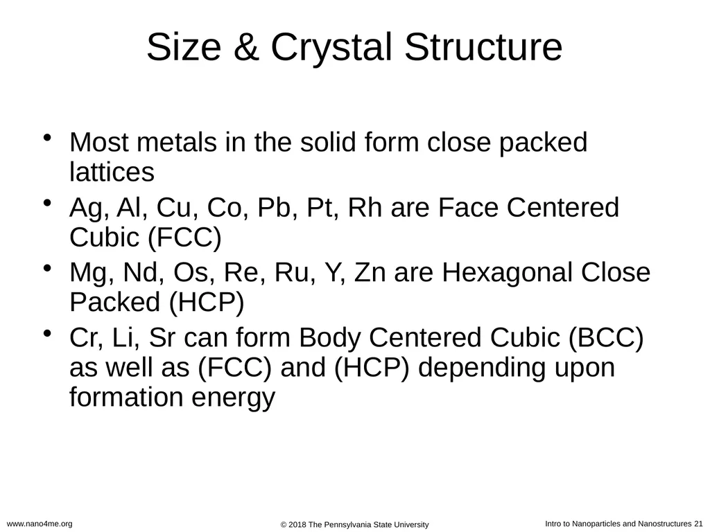 Introduction to Nanoparticles and Nanostructures - slide 21 of 54
