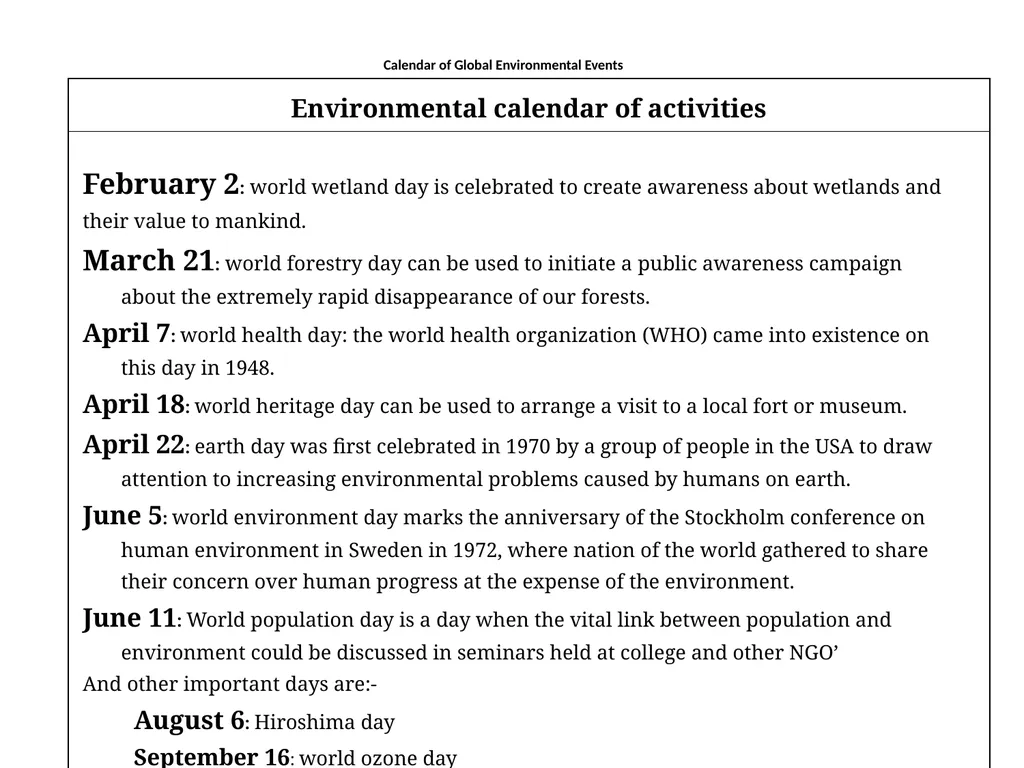 Environmental Studies UNIT I Definition - slide 6 of 22