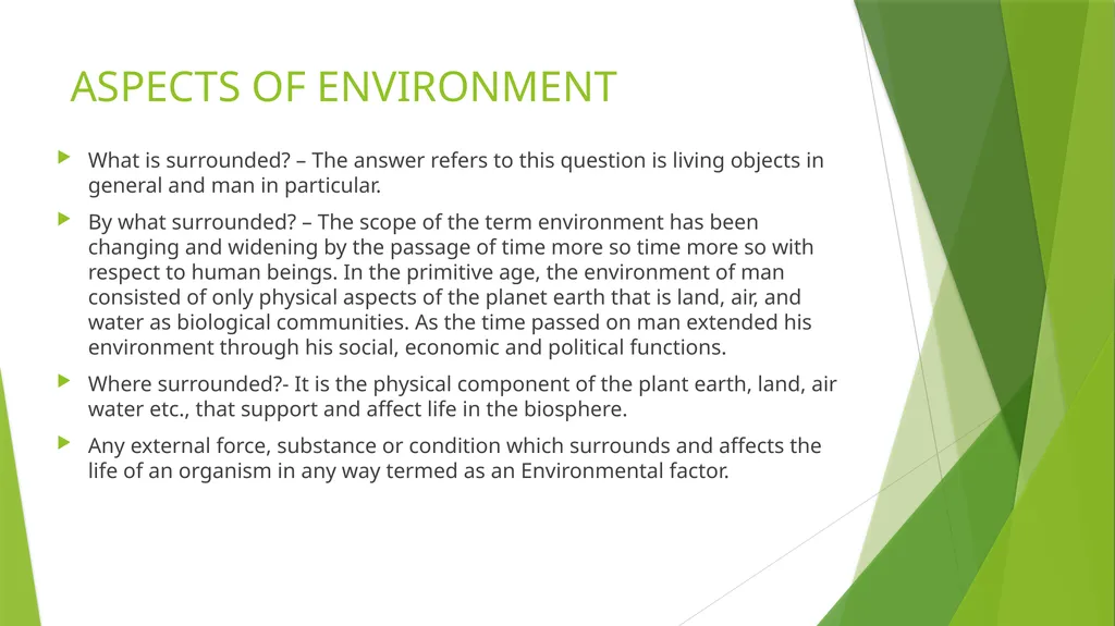 MULTIDISCIPLINARY NATURE OF ENVIRONMENTAL STUDIES - slide 3 of 15