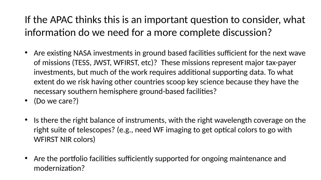 Ground-based facilities as part of the NASA - slide 6 of 10
