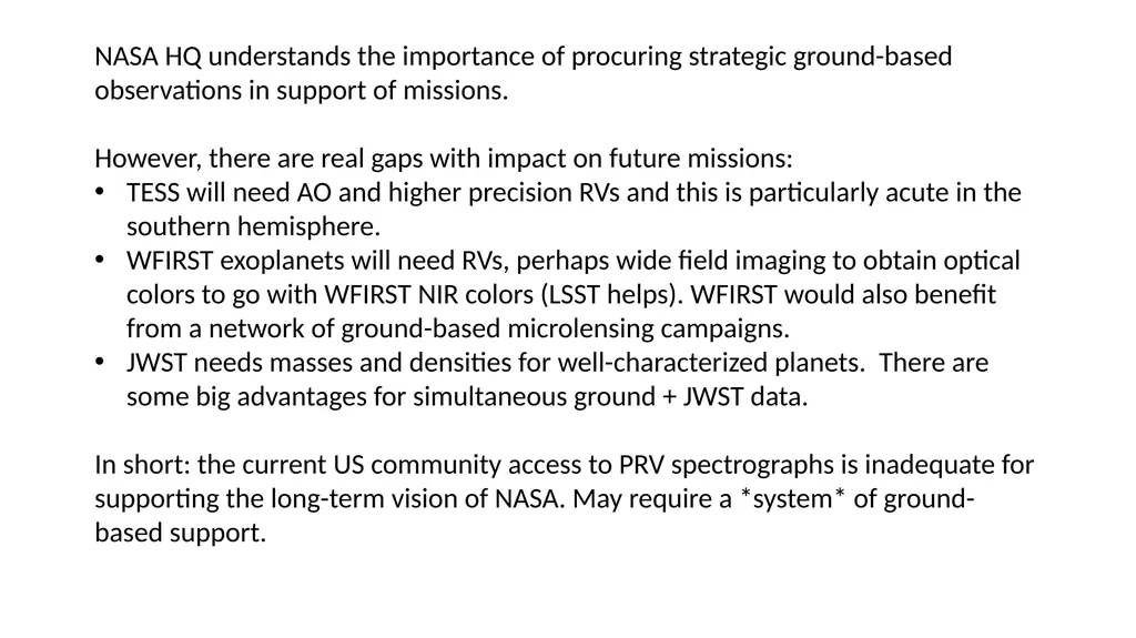 Ground-based facilities as part of the NASA - slide 3 of 10