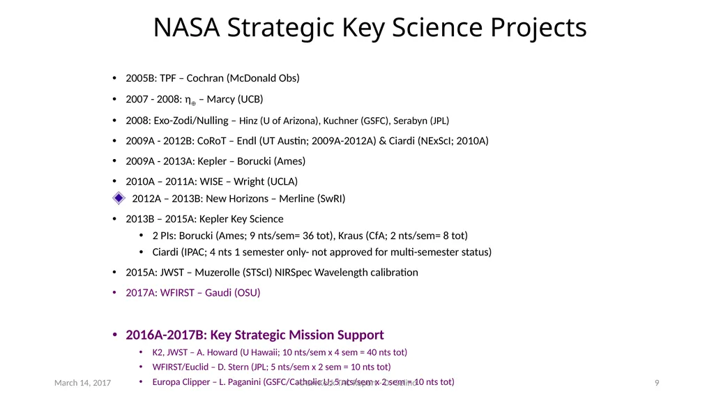 Ground-based facilities as part of the NASA - slide 9 of 10