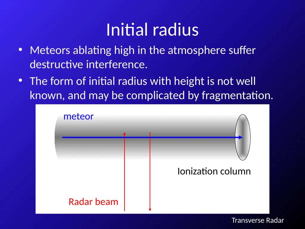 Radar and Optical Observing Biases M. - slide 6 of 13