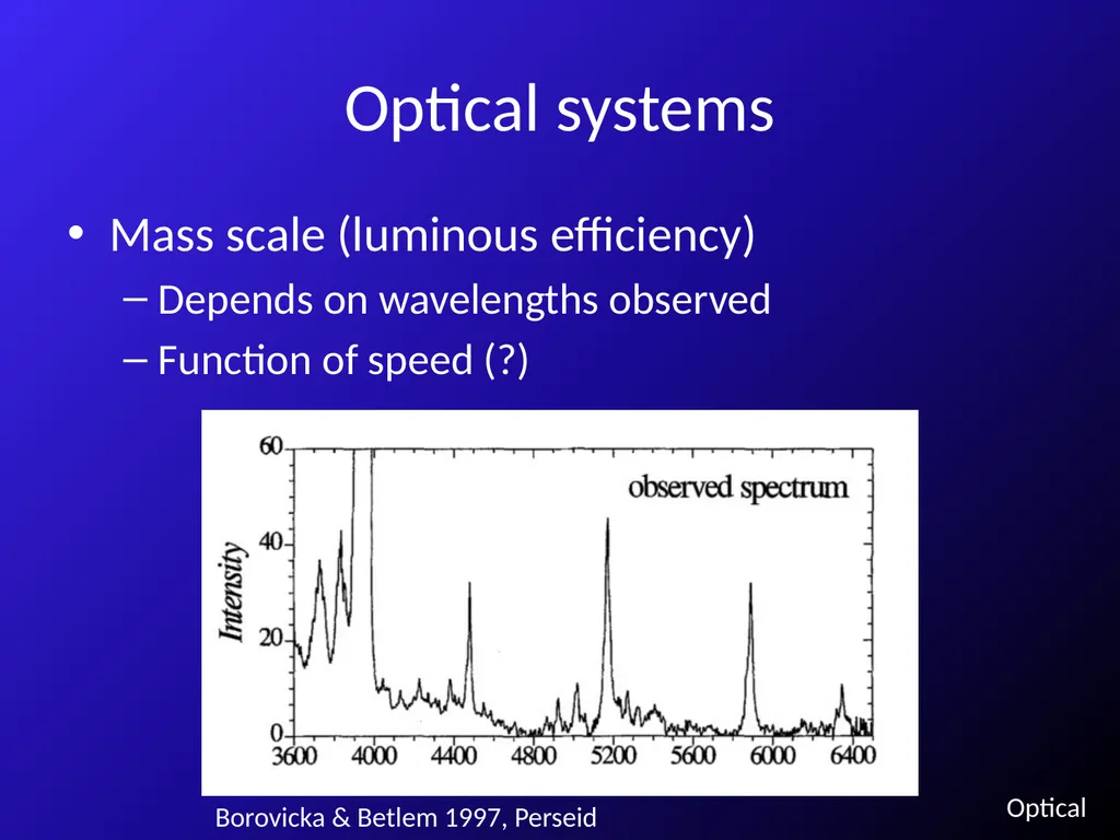 Radar and Optical Observing Biases M. - slide 11 of 13