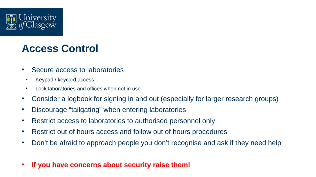 Toolbox Talk: Chemical Safety 02: Laboratory - slide 4 of 7