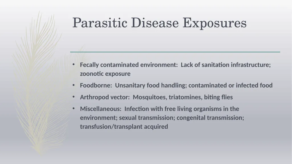 Laboratory Testing for Human Parasites Cathy - slide 4 of 19