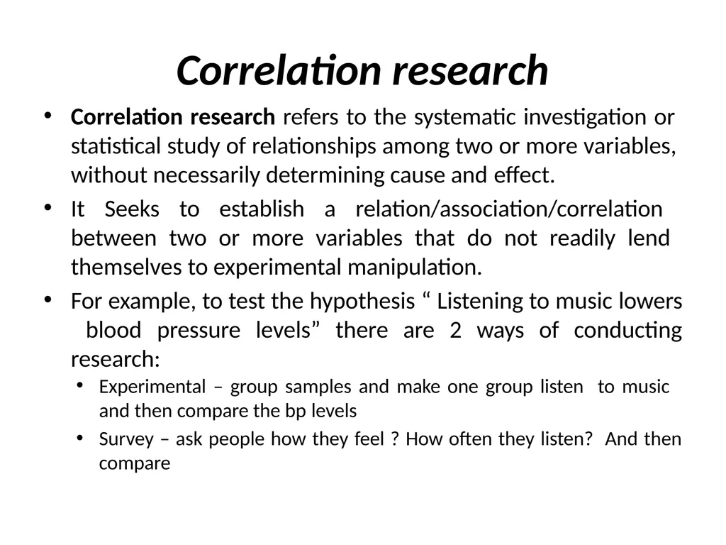 TYPES OF RESEARCH Applied research Applied - slide 4 of 26