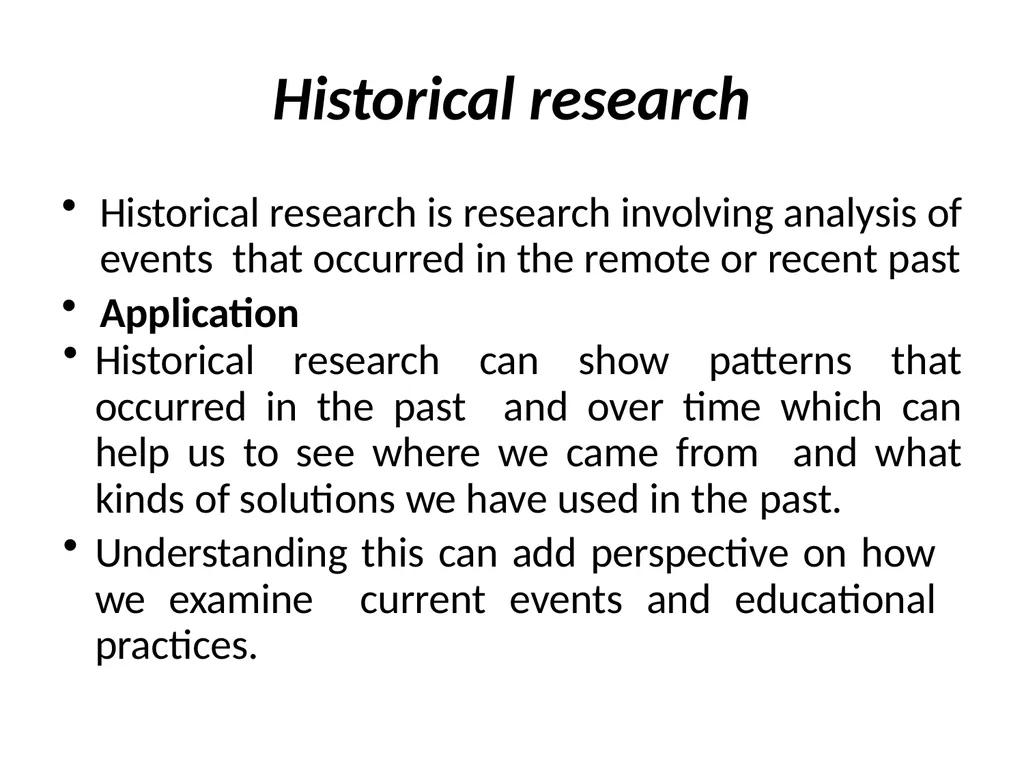 TYPES OF RESEARCH Applied research Applied - slide 20 of 26