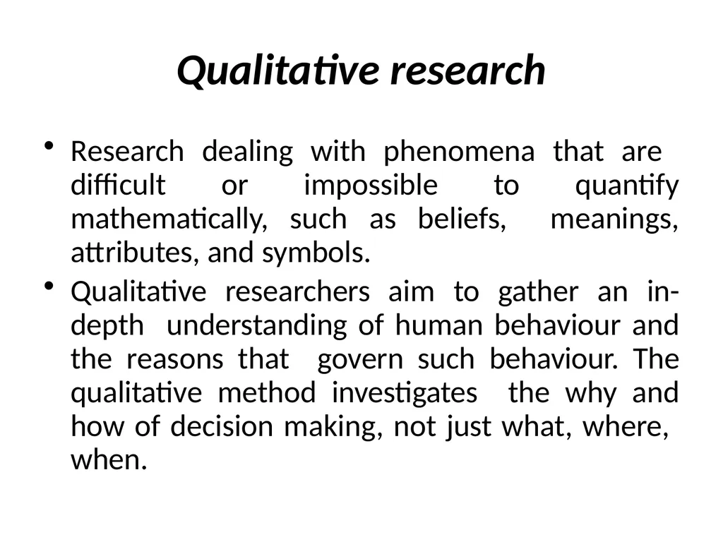TYPES OF RESEARCH Applied research Applied - slide 14 of 26