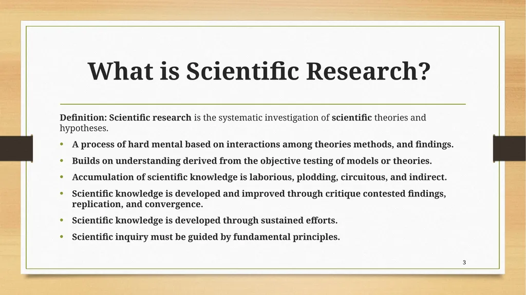 Scientific Research and Research Methods By - slide 3 of 11