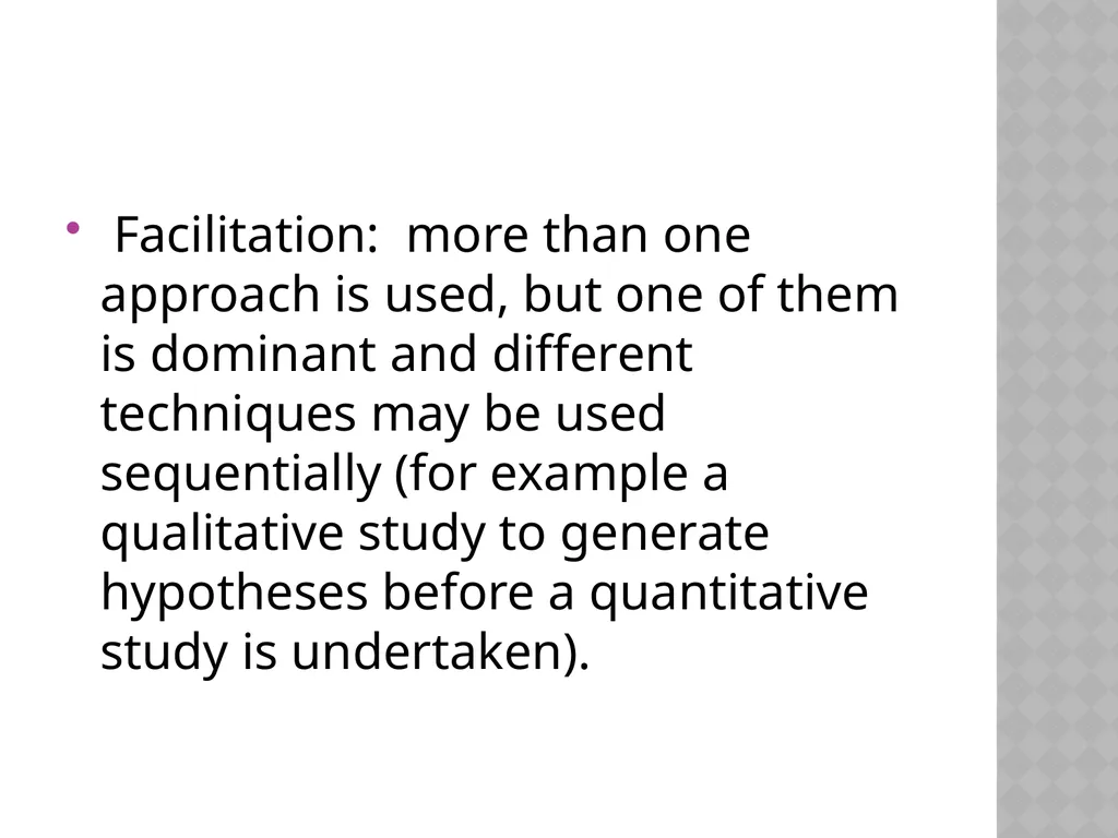 Comparative research methods Comparison is one of - slide 13 of 14