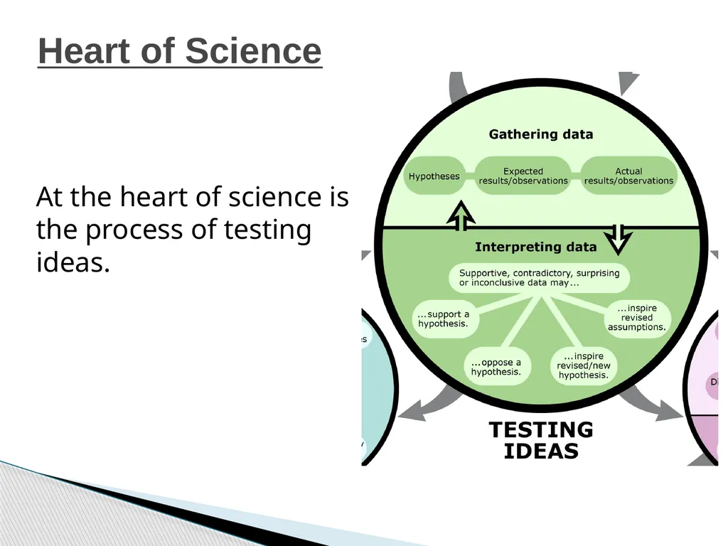 The Scientific Method Science is a process, - slide 15 of 31