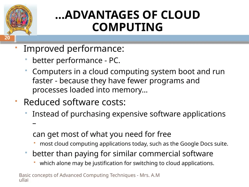 “MY SRC MY PRIDE” BASIC CONCEPTS OF ADVANCED - slide 20 of 40