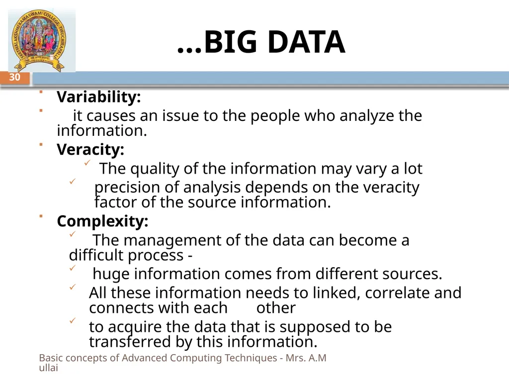 “MY SRC MY PRIDE” BASIC CONCEPTS OF ADVANCED - slide 30 of 40