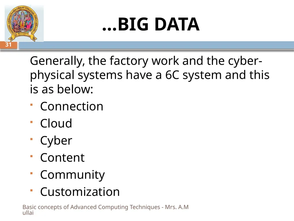 “MY SRC MY PRIDE” BASIC CONCEPTS OF ADVANCED - slide 31 of 40