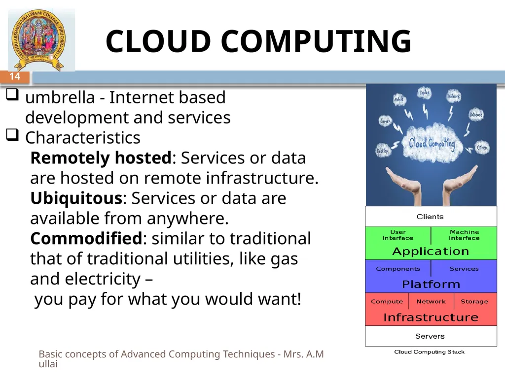 “MY SRC MY PRIDE” BASIC CONCEPTS OF ADVANCED - slide 14 of 40