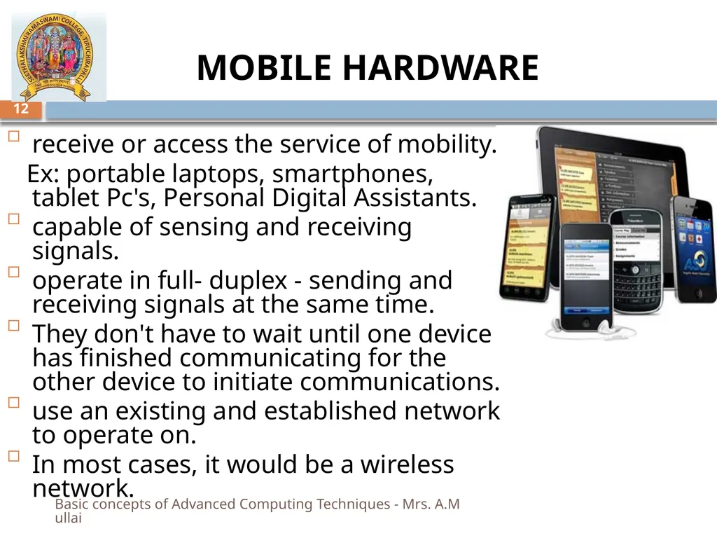 “MY SRC MY PRIDE” BASIC CONCEPTS OF ADVANCED - slide 12 of 40