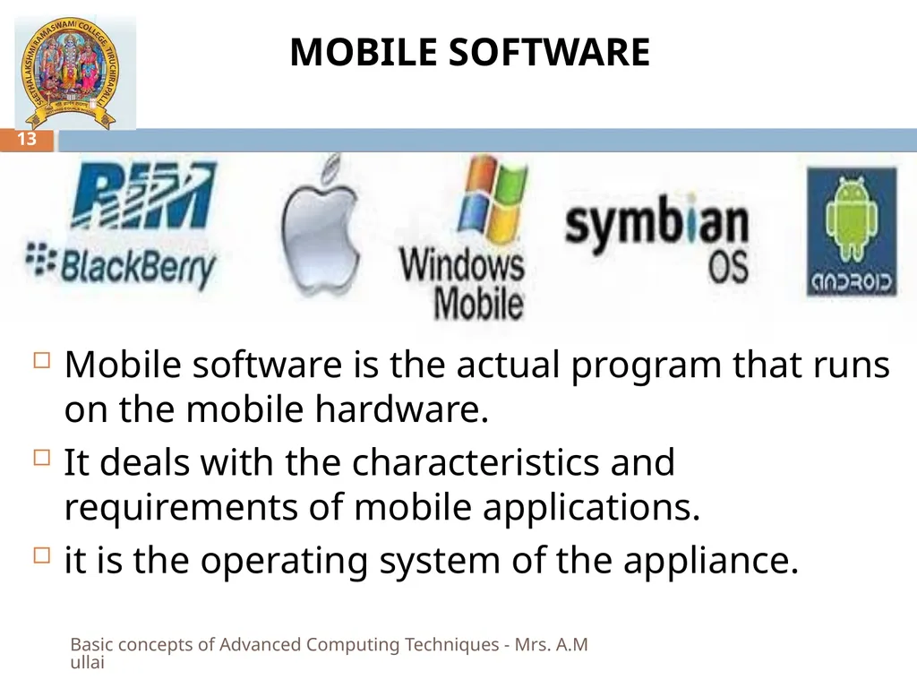 “MY SRC MY PRIDE” BASIC CONCEPTS OF ADVANCED - slide 13 of 40