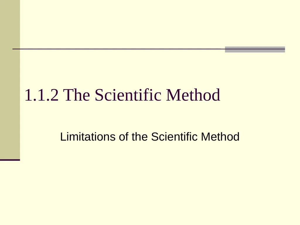 1.1.2 The Scientific Method Process of the - slide 16 of 22