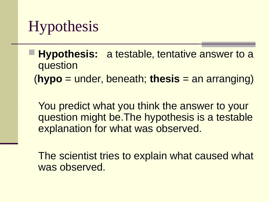 1.1.2 The Scientific Method Process of the - slide 8 of 22