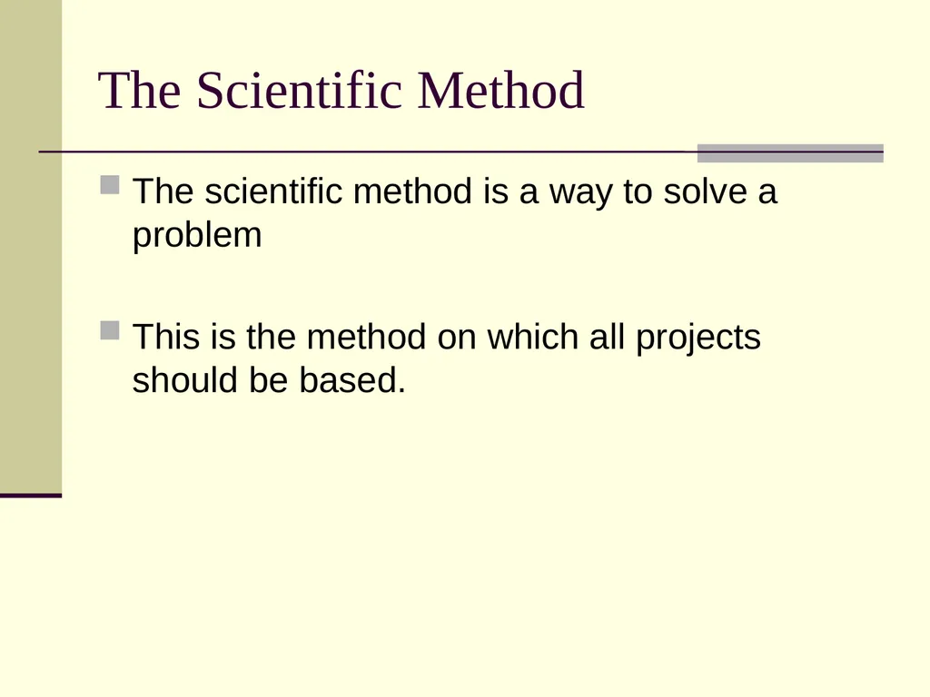 1.1.2 The Scientific Method Process of the - slide 2 of 22