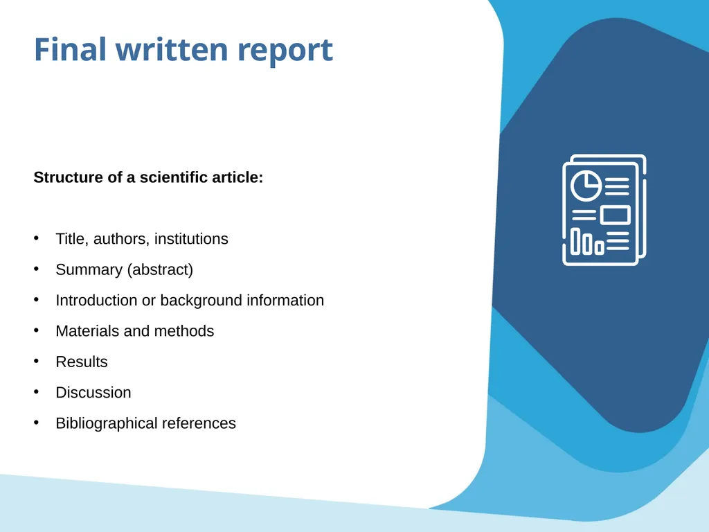Outbreak study report Objectives Propose minimum - slide 13 of 43