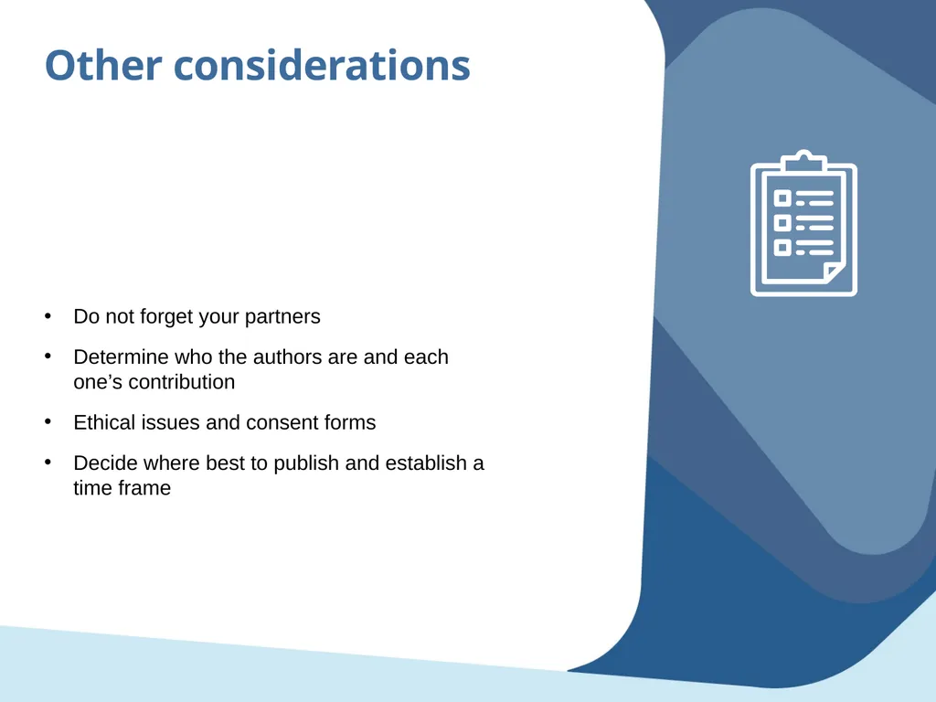 Outbreak study report Objectives Propose minimum - slide 41 of 43