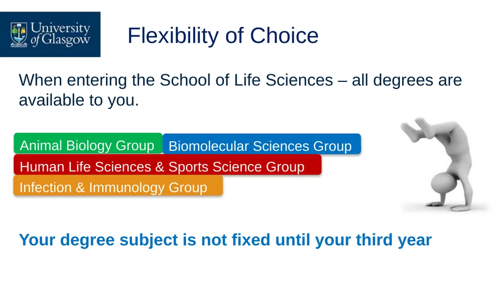 Studying Life Sciences at the University of - slide 6 of 20