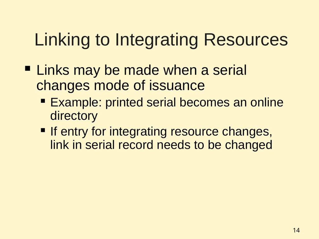 1 Session 7: Linking Relationships (12.7B8) What - slide 14 of 32