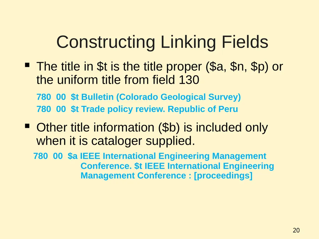 1 Session 7: Linking Relationships (12.7B8) What - slide 20 of 32