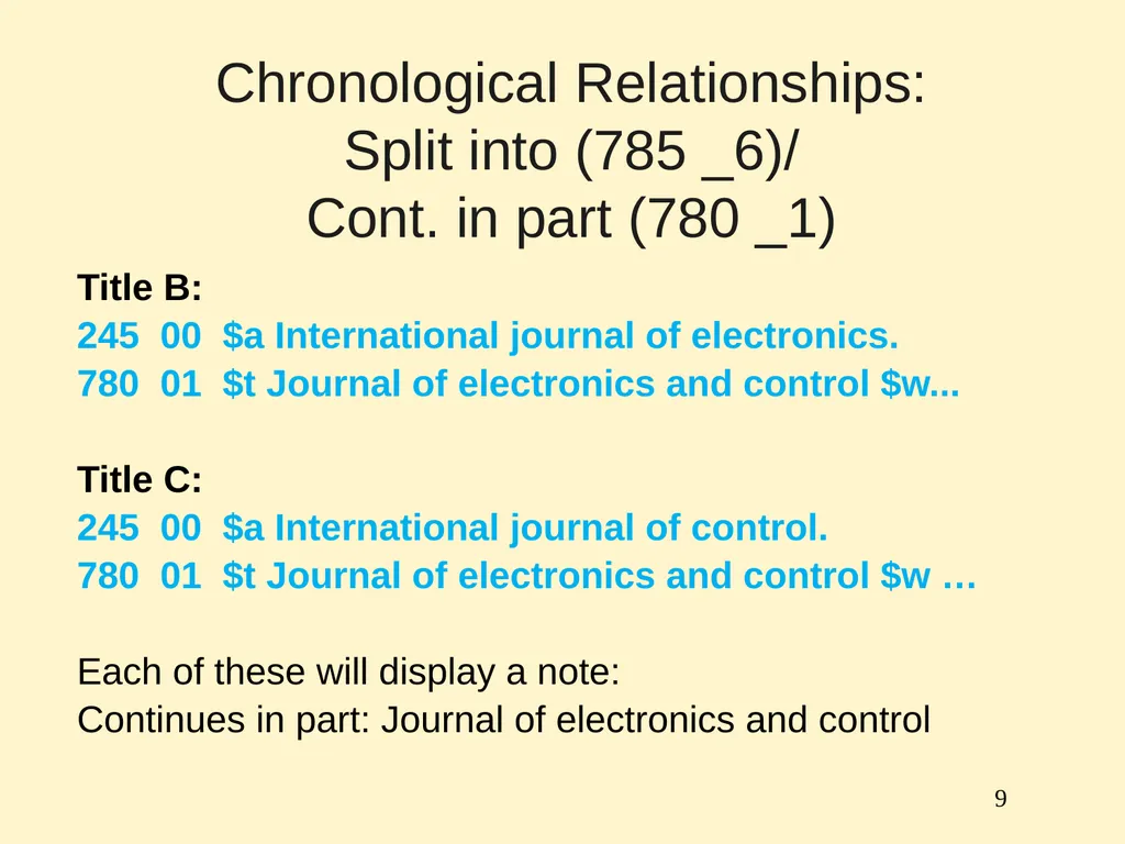 1 Session 7: Linking Relationships (12.7B8) What - slide 9 of 32