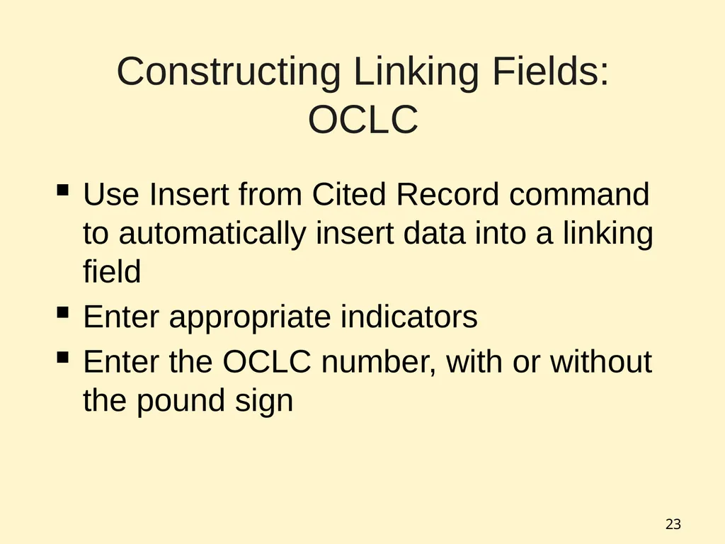1 Session 7: Linking Relationships (12.7B8) What - slide 23 of 32