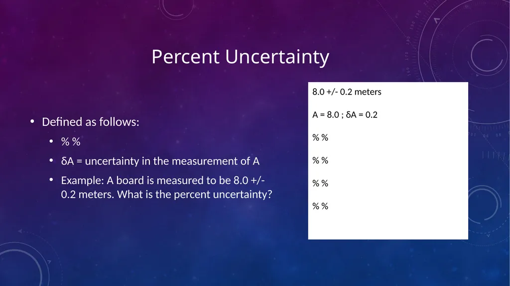 Introduction to Physical Science Accuracy, - slide 4 of 12