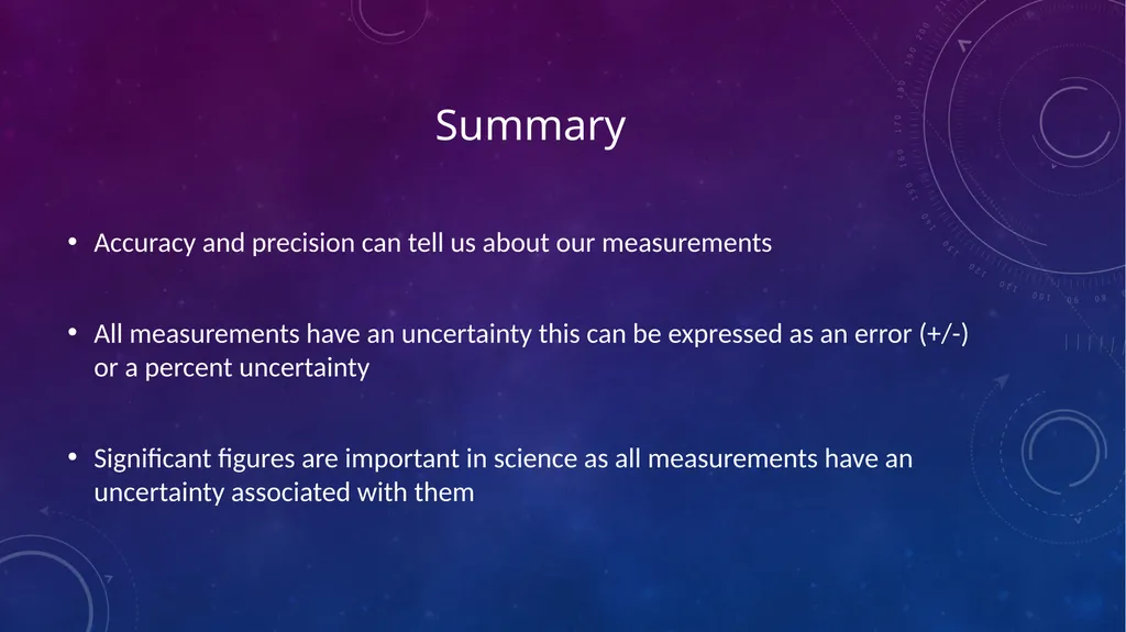 Introduction to Physical Science Accuracy, - slide 12 of 12