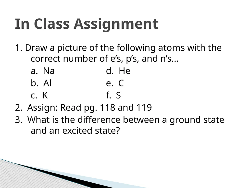 Physical Science Chapter 4 Atomic Structure - slide 22 of 23