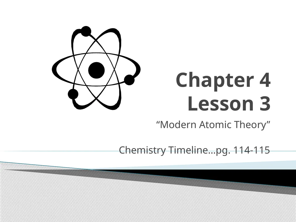 Physical Science Chapter 4 Atomic Structure - slide 19 of 23