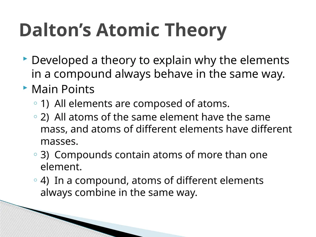 Physical Science Chapter 4 Atomic Structure - slide 3 of 23