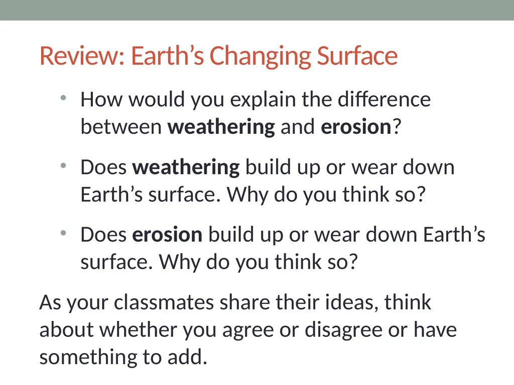 earth’s changing surface Lesson 7a How Can We Use - slide 6 of 13