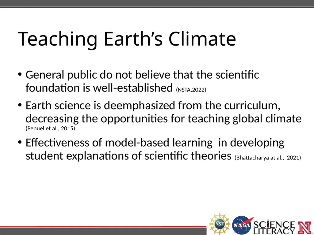 Teaching Earth's Climate Using a Student Friendly - slide 3 of 16