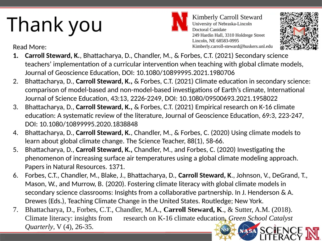 Teaching Earth's Climate Using a Student Friendly - slide 16 of 16