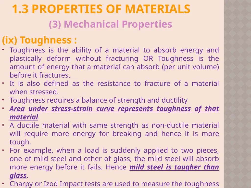 CH. No. 1 INTRODUCTION TO MATERIAL SCIENCE & - slide 29 of 52