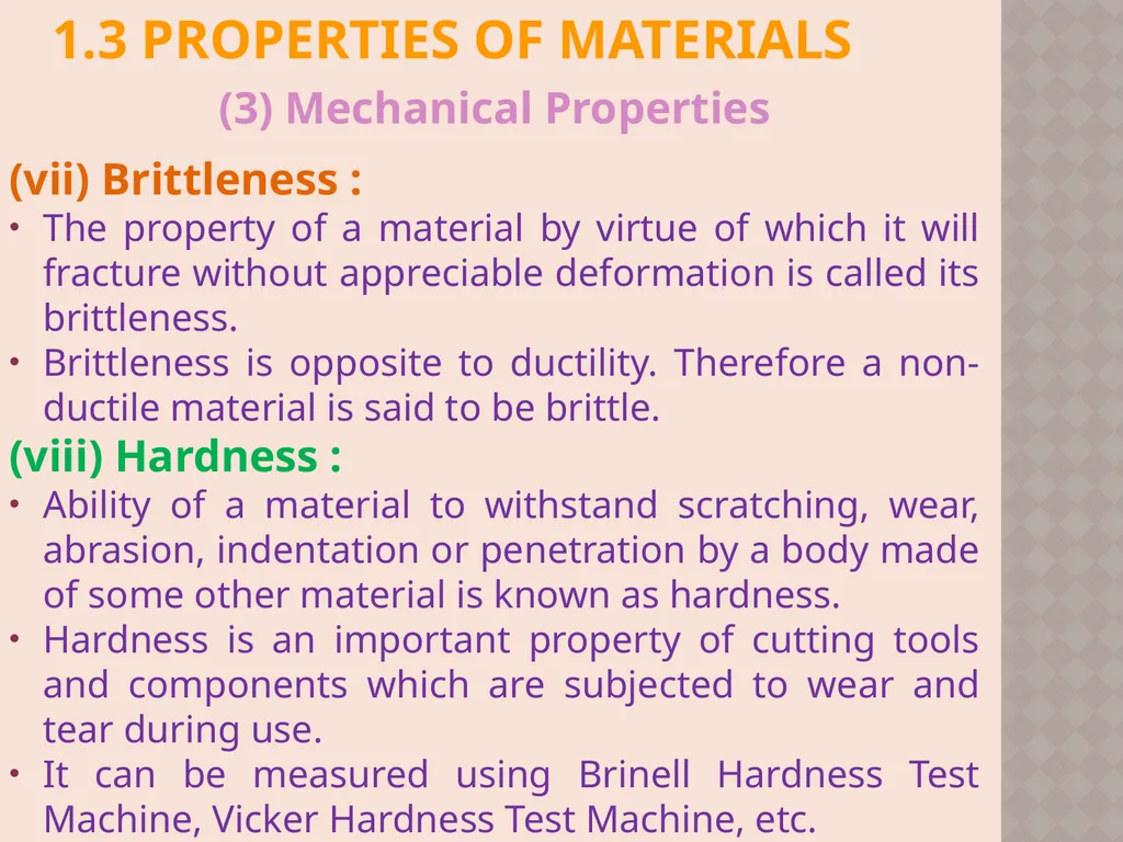CH. No. 1 INTRODUCTION TO MATERIAL SCIENCE & - slide 27 of 52