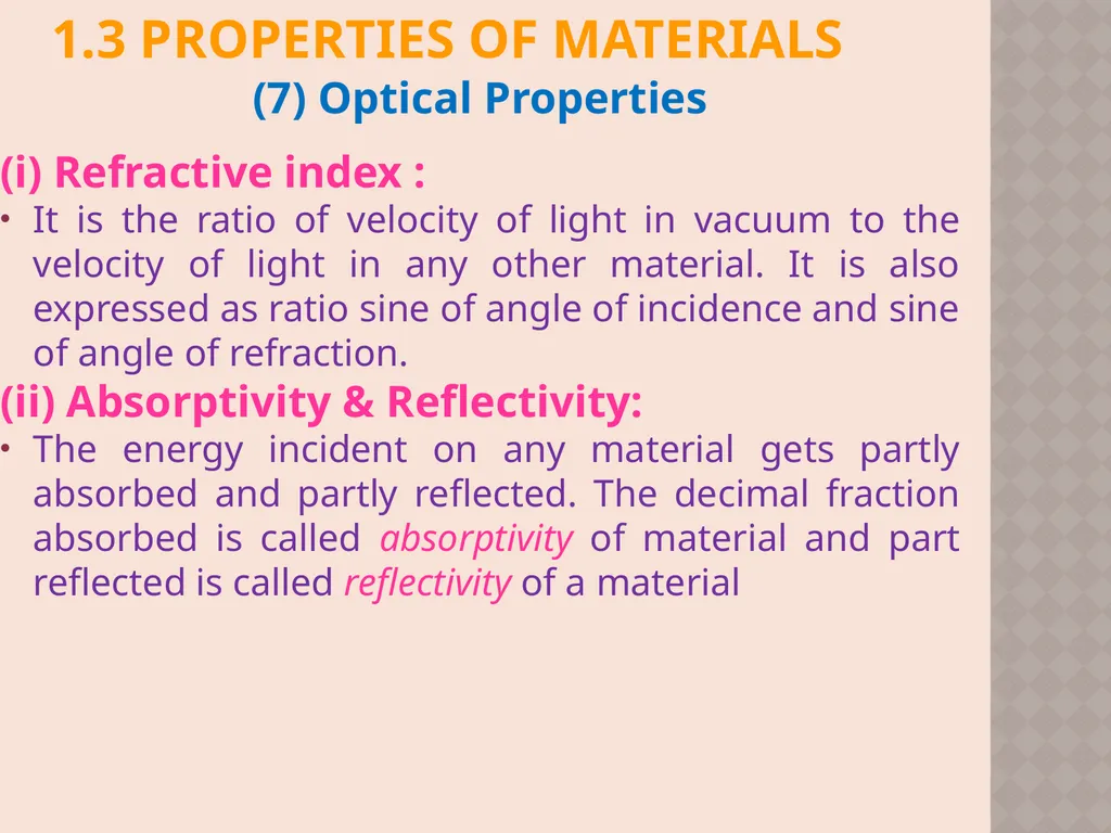 CH. No. 1 INTRODUCTION TO MATERIAL SCIENCE & - slide 40 of 52